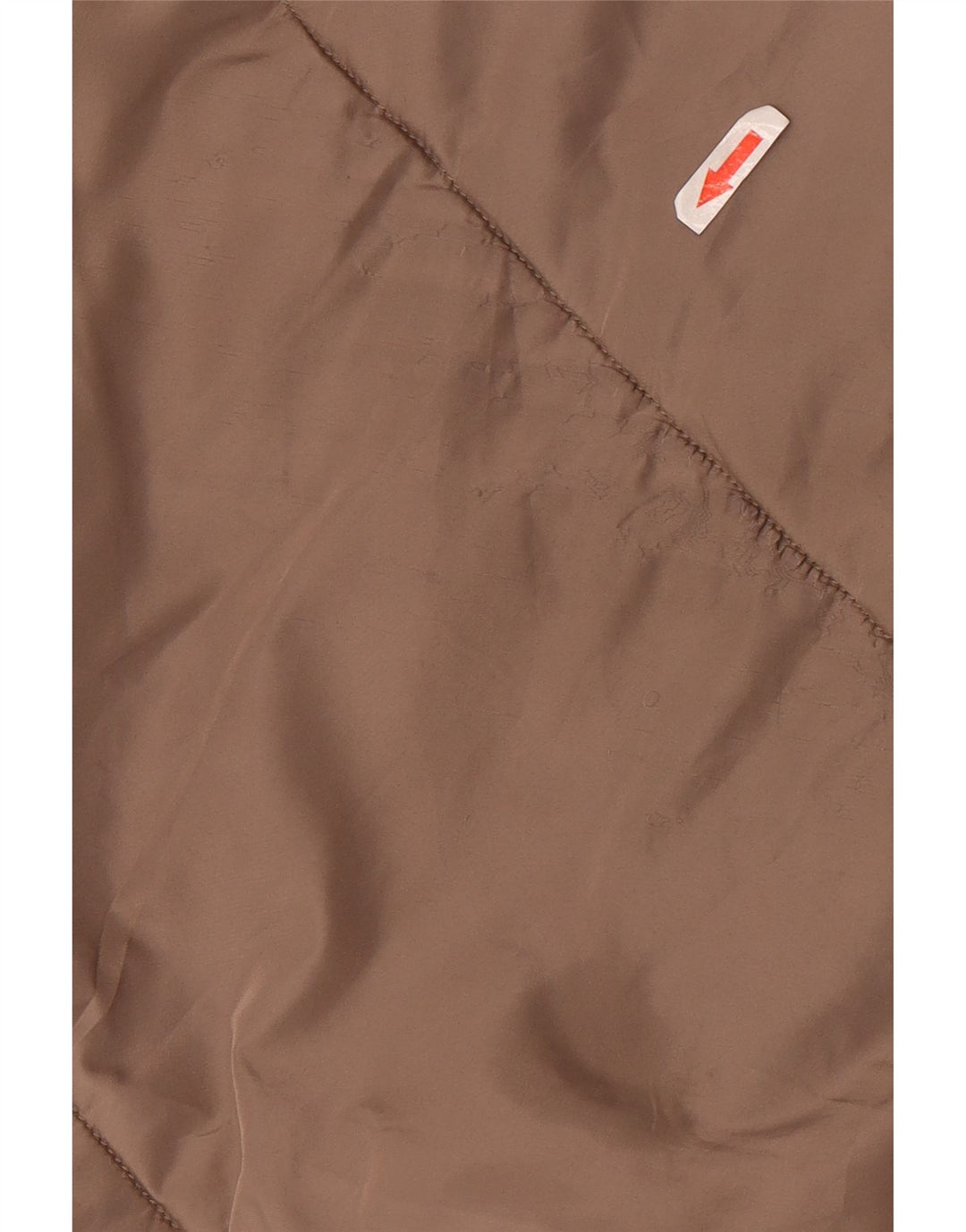 Zara Womens Hooded Oversized Padded Coat UK 18 XL Brown Polyester