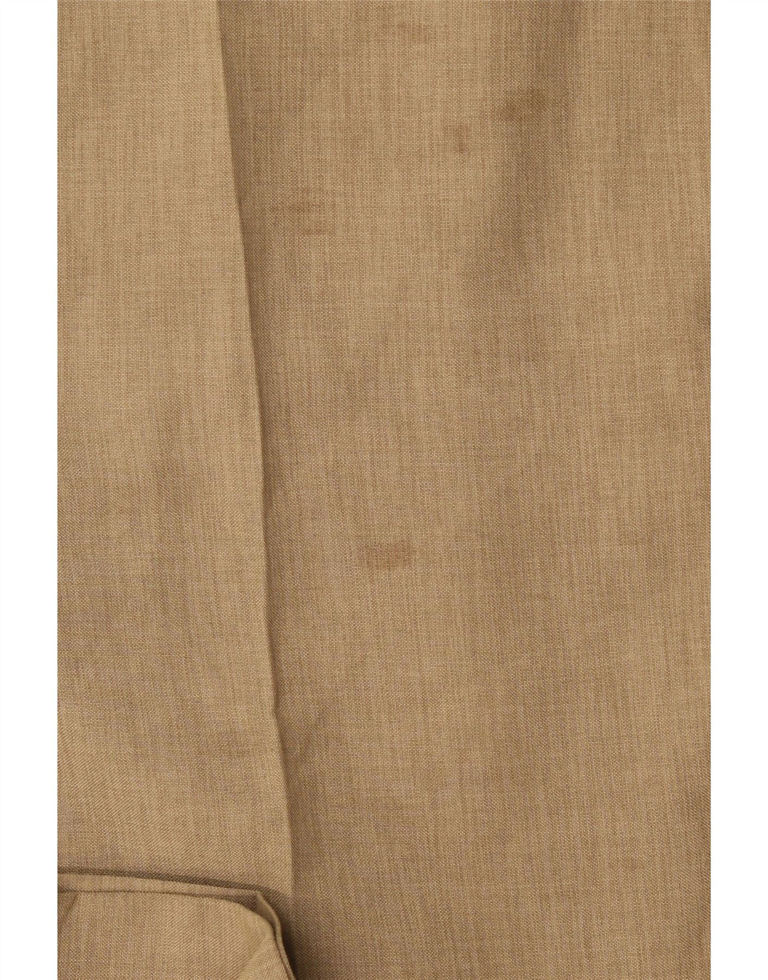 Marks & Spencer Mens Pegged Suit Trousers W40 L29 Beige Polyester