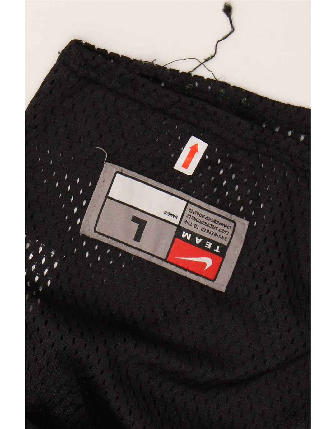 NIKE Mens T-Shirt Top Large Black Nylon