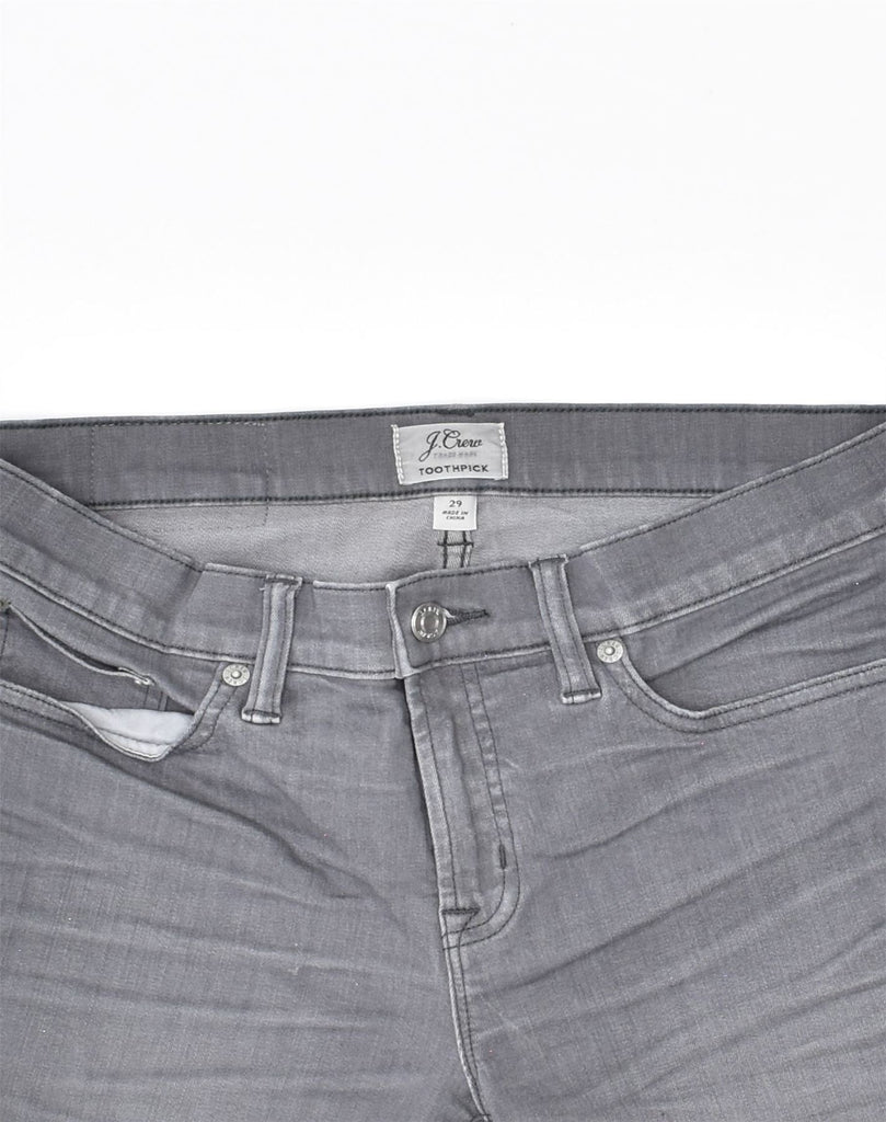 J. CREW Womens Slim Jeans W32 L29  Grey Cotton | Vintage J. Crew | Thrift | Second-Hand J. Crew | Used Clothing | Messina Hembry 