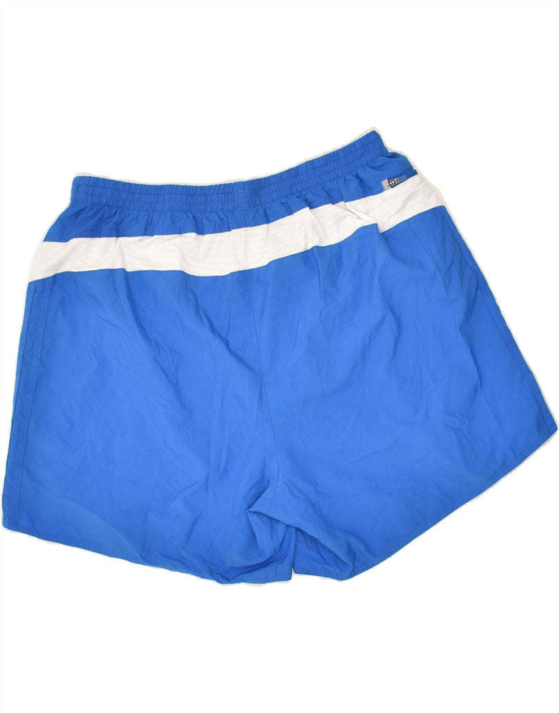 ADIDAS Mens Climalite Sport Shorts XL Blue Colourblock Polyester | Vintage Adidas | Thrift | Second-Hand Adidas | Used Clothing | Messina Hembry 