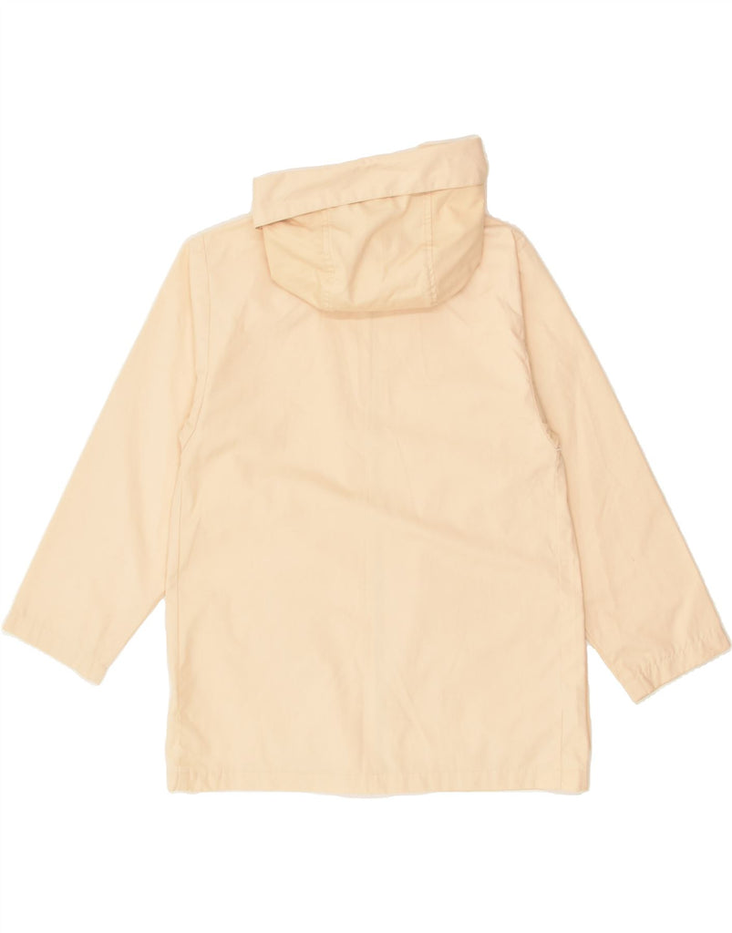 VINTAGE Womens Hooded Rain Jacket UK 16 Large Beige | Vintage Vintage | Thrift | Second-Hand Vintage | Used Clothing | Messina Hembry 