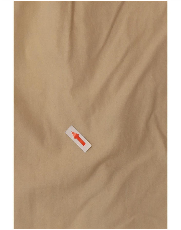 Henry Cottons Mens Shirt Size 40 Medium Beige Cotton