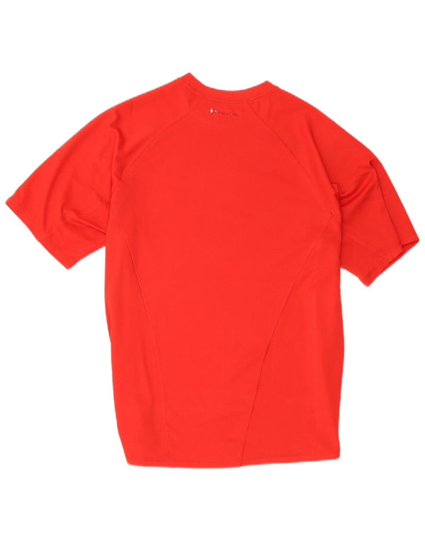 Champion Mens T-Shirt Top Large Red Polyester