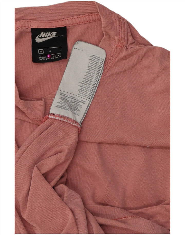 Nike Mens T-Shirt Top Medium Pink Cotton