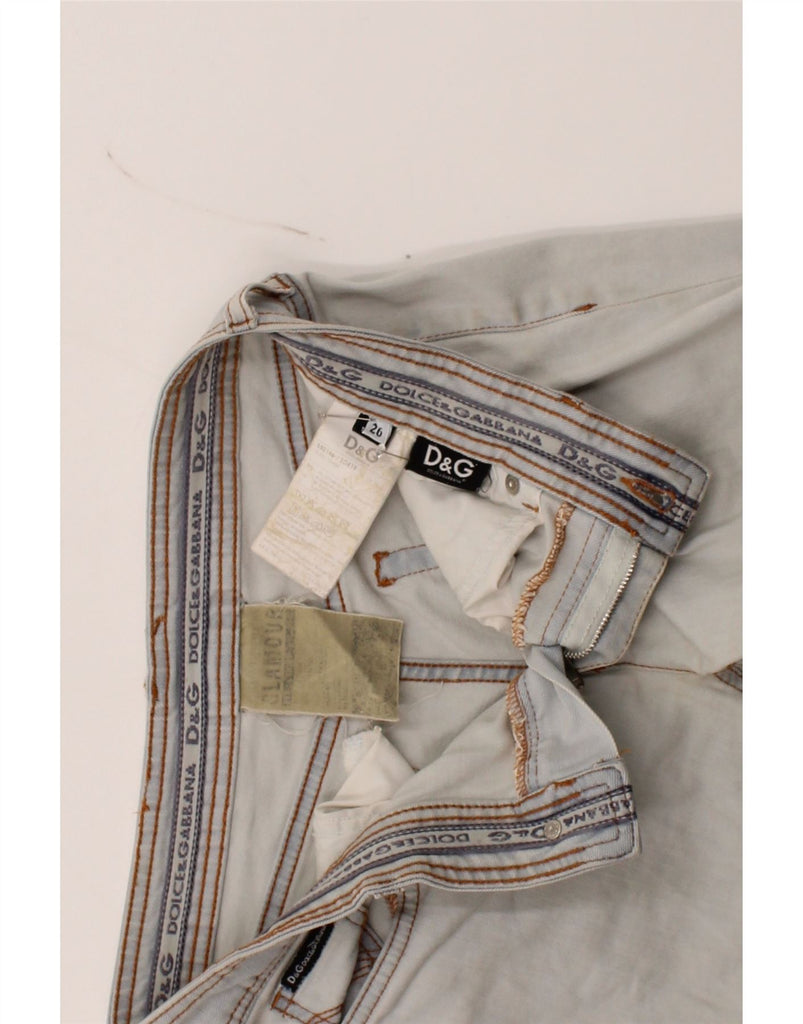 DOLCE & GABBANA Womens Capri Jeans W26 L20 Blue Cotton Vintage Dolce & Gabbana and Second-Hand Dolce & Gabbana from Messina Hembry 