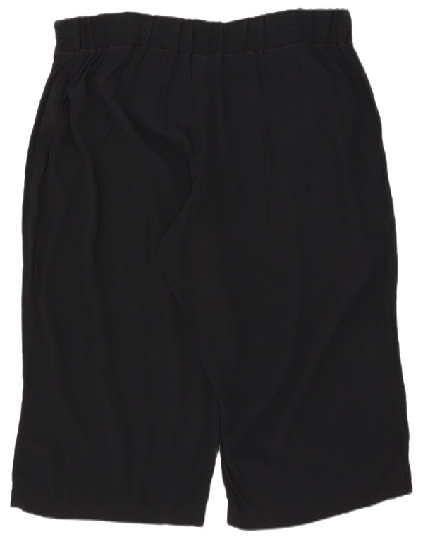 Marks & Spencer Womens Bermuda Sport Shorts UK 22 3XL Black Viscose