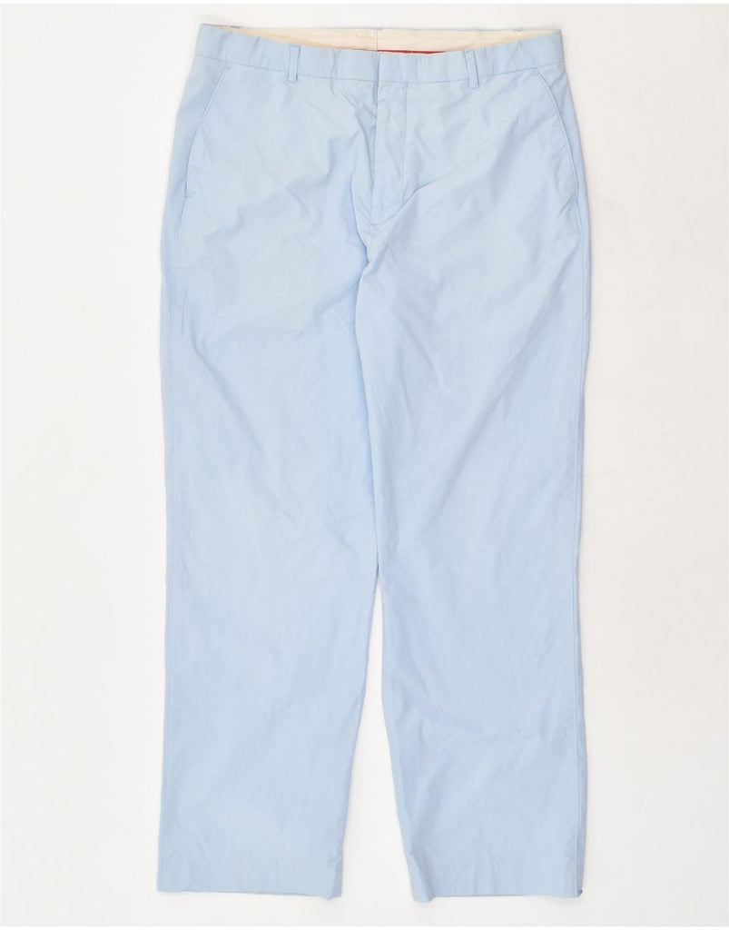 J. CREW Womens Straight Chino Trousers W34 L30 Blue Cotton | Vintage J. Crew | Thrift | Second-Hand J. Crew | Used Clothing | Messina Hembry 