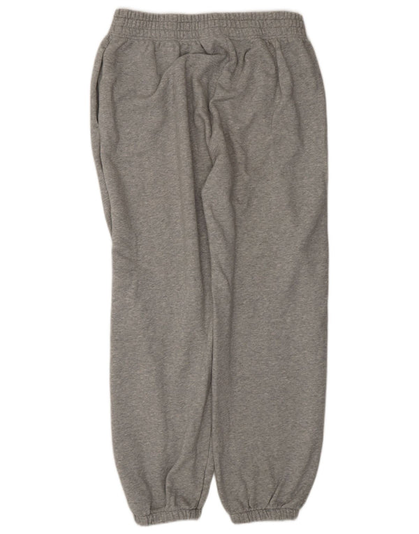 Nike Womens Tracksuit Trousers Joggers UK 14 Medium Grey Flecked Cotton