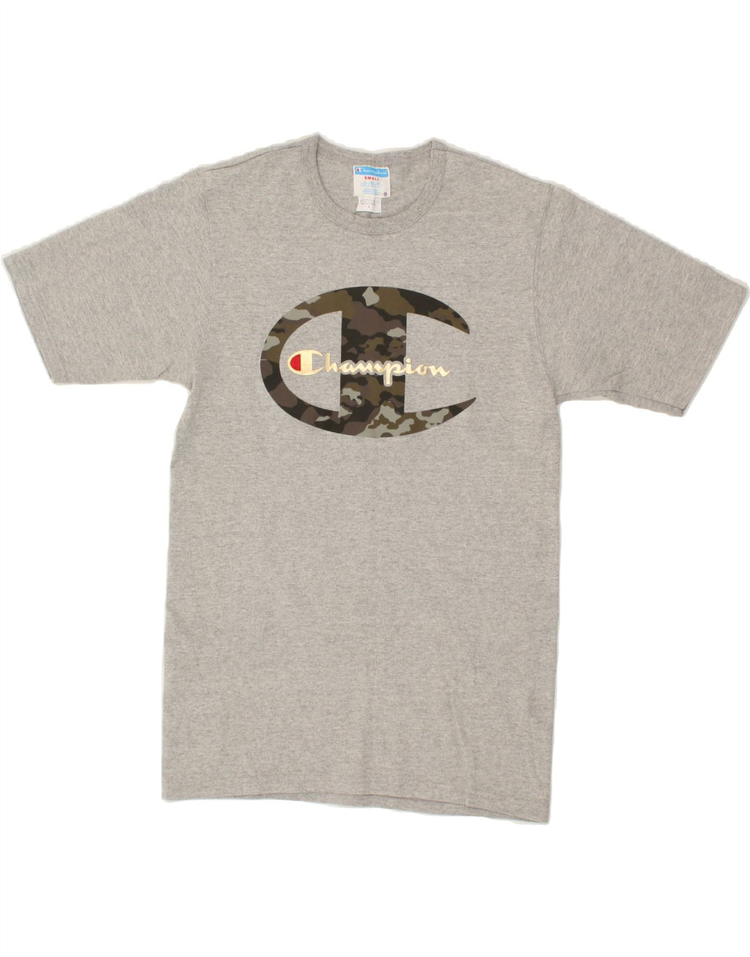 CHAMPION Mens Graphic T-Shirt Top Small Grey Cotton Vintage Champion and Second-Hand Champion from Messina Hembry 