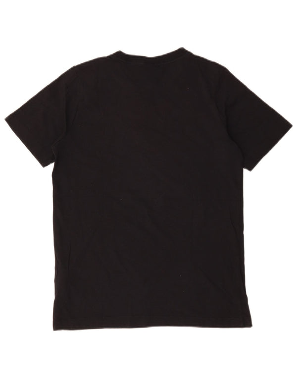 NIKE Boys Graphic T-Shirt Top 12-13 Years Large Black Cotton