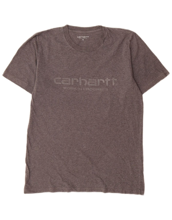 Carhartt Mens Graphic T-Shirt Top Small Grey Cotton