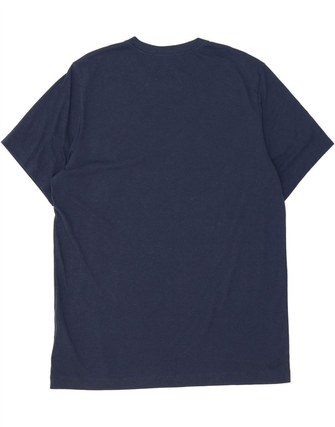 NIKE Mens Dri Fit Graphic T-Shirt Top Large Navy Blue Polyester Vintage Nike and Second-Hand Nike from Messina Hembry 
