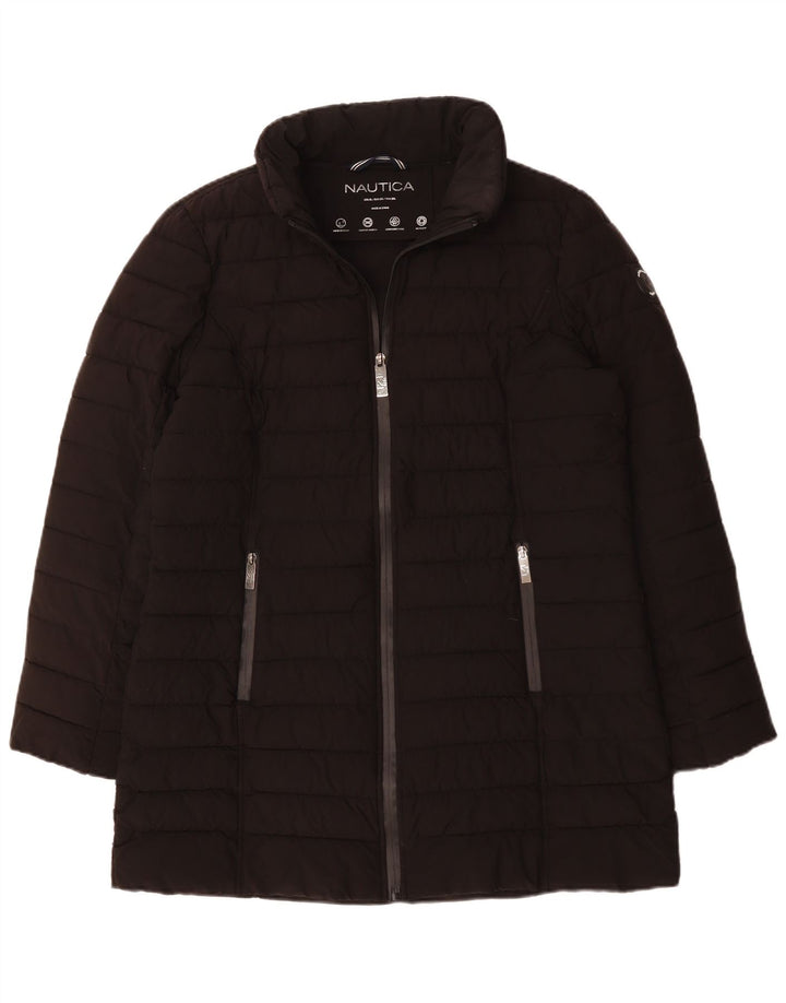 Nautica Womens Padded Jacket UK 20 2XL Black Polyester
