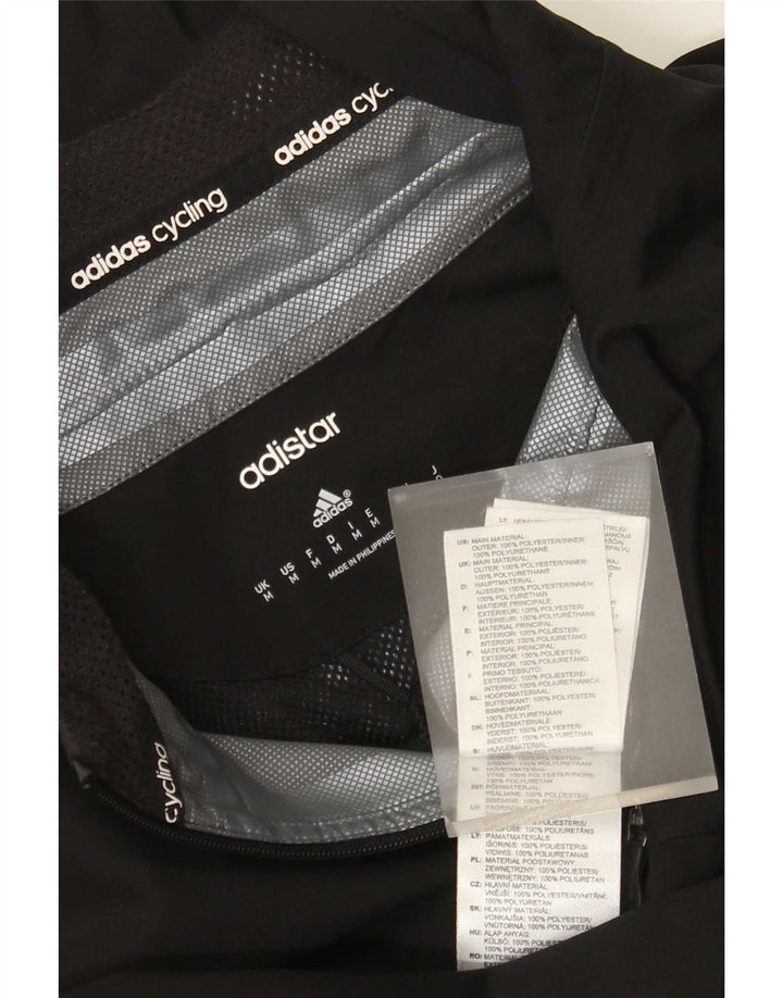 Adidas Womens Climacool Rain Jacket UK 14 Medium Black Polyester