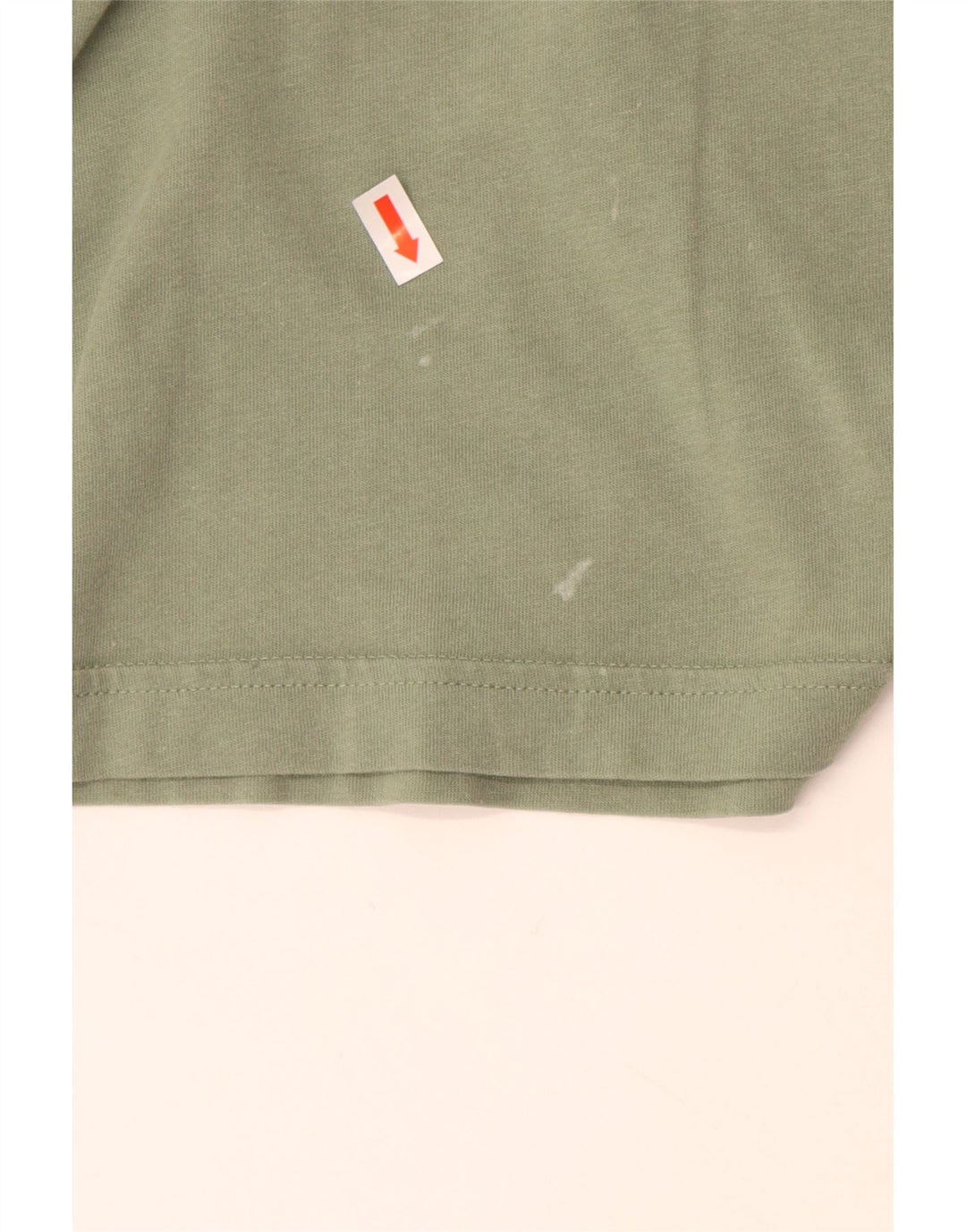 Reebok Mens Graphic T-Shirt Top Large Green Cotton