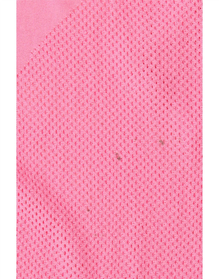 GUESS Womens Graphic Sweatshirt Jumper Dress UK 18 XL Pink