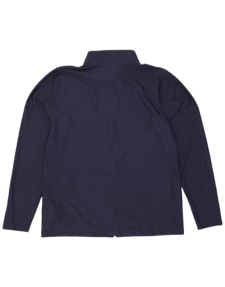 Under Armour Mens Tracksuit Top Jacket 2XL Navy Blue Polyester