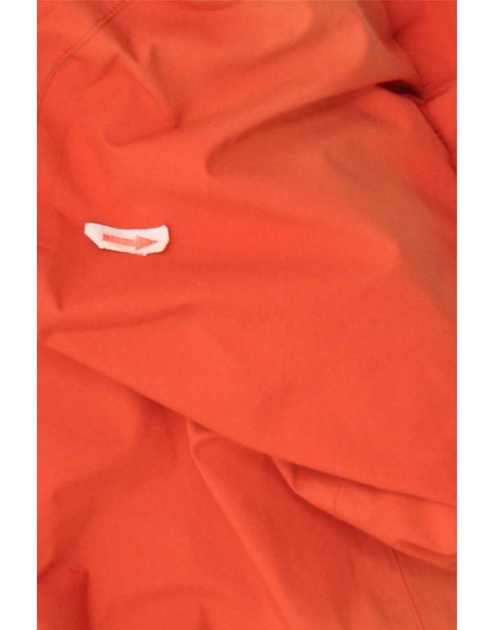 Sprayway Womens Hooded Rain Jacket UK 12 Medium Orange Polyester