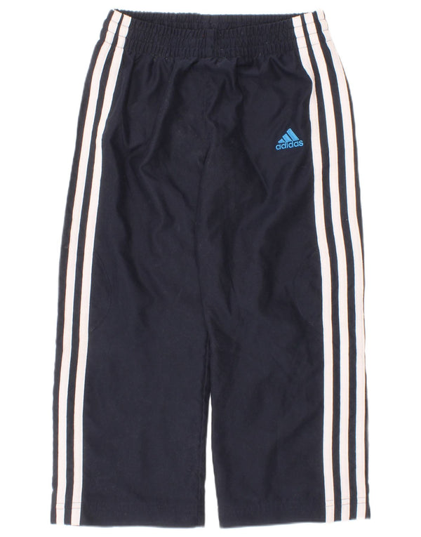 Adidas Boys Tracksuit Trousers 3-4 Years  Navy Blue Polyester Sports