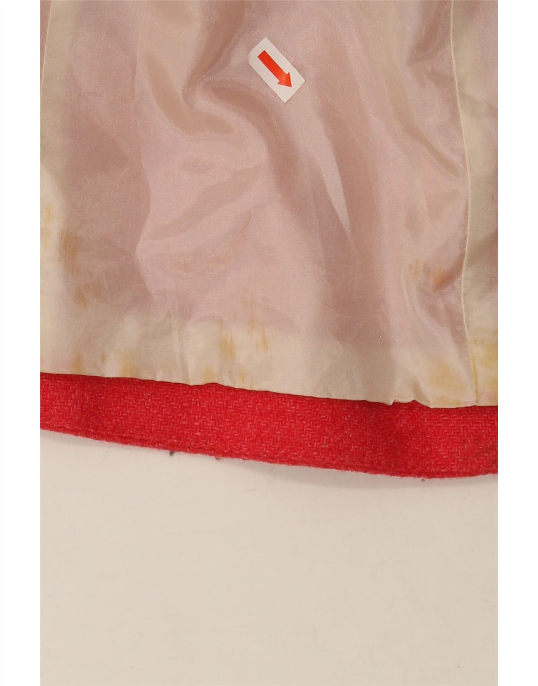 AVOCA Womens Overcoat US 2 XS Red Wool Vintage Avoca and Second-Hand Avoca from Messina Hembry 