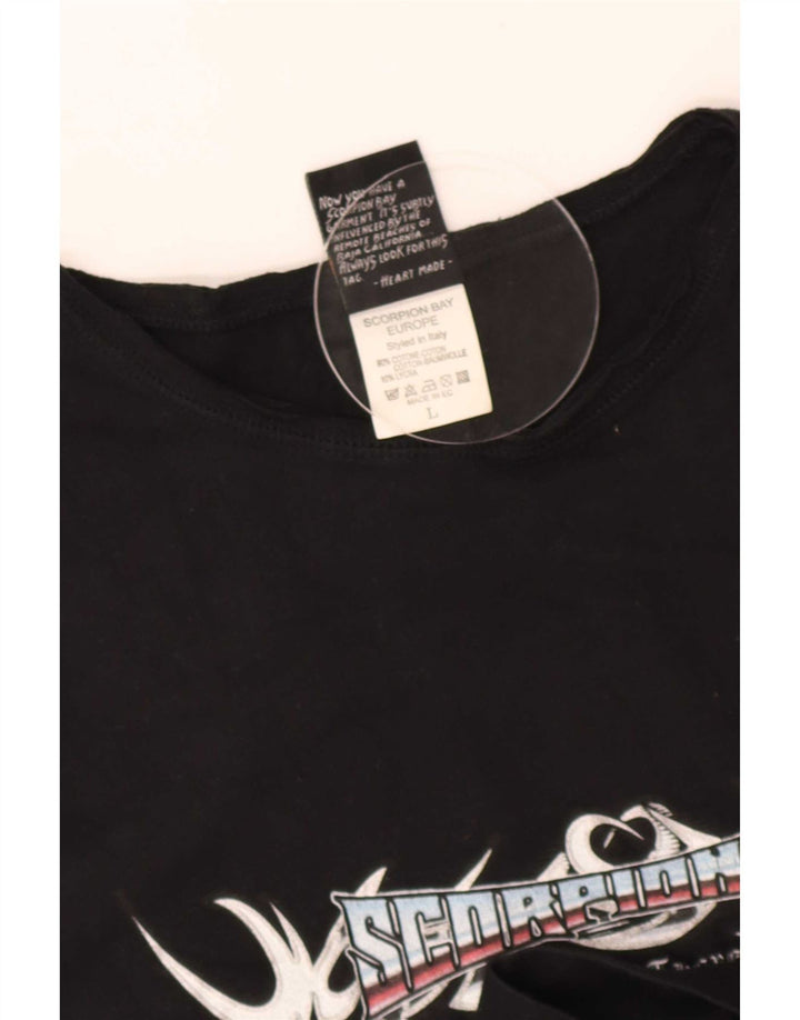 Scorpion Bay Mens Graphic Vest Top Large Black Cotton