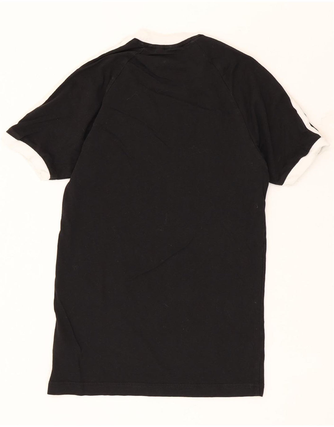 Adidas Mens T-Shirt Top XS Black Cotton