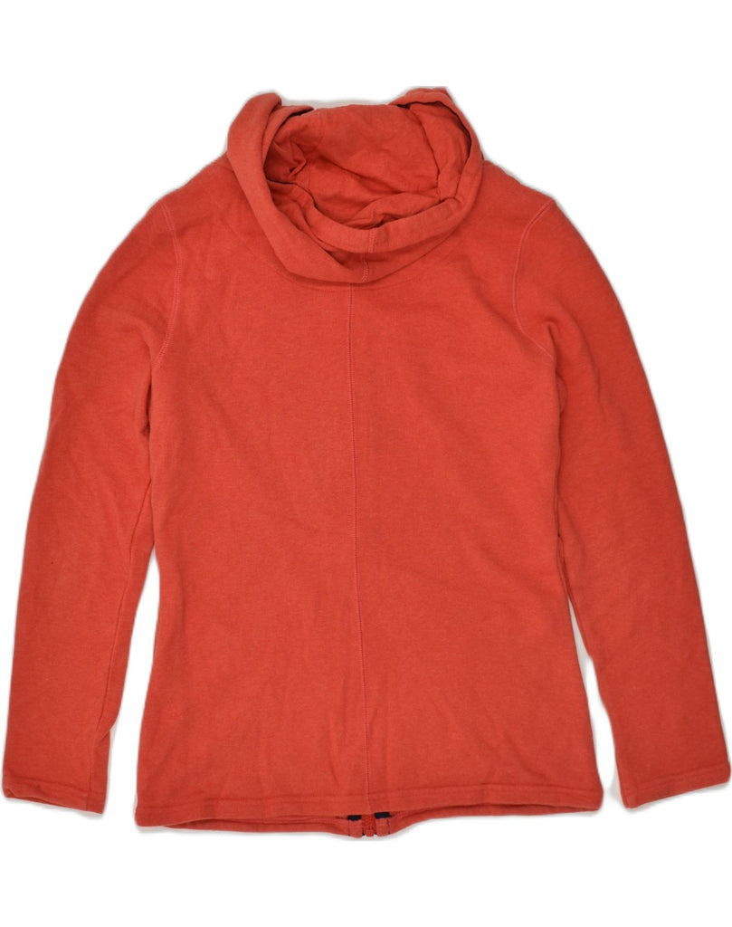 JOULES Womens Zip Hoodie Sweater UK 8 Small  Red Cotton | Vintage Joules | Thrift | Second-Hand Joules | Used Clothing | Messina Hembry 