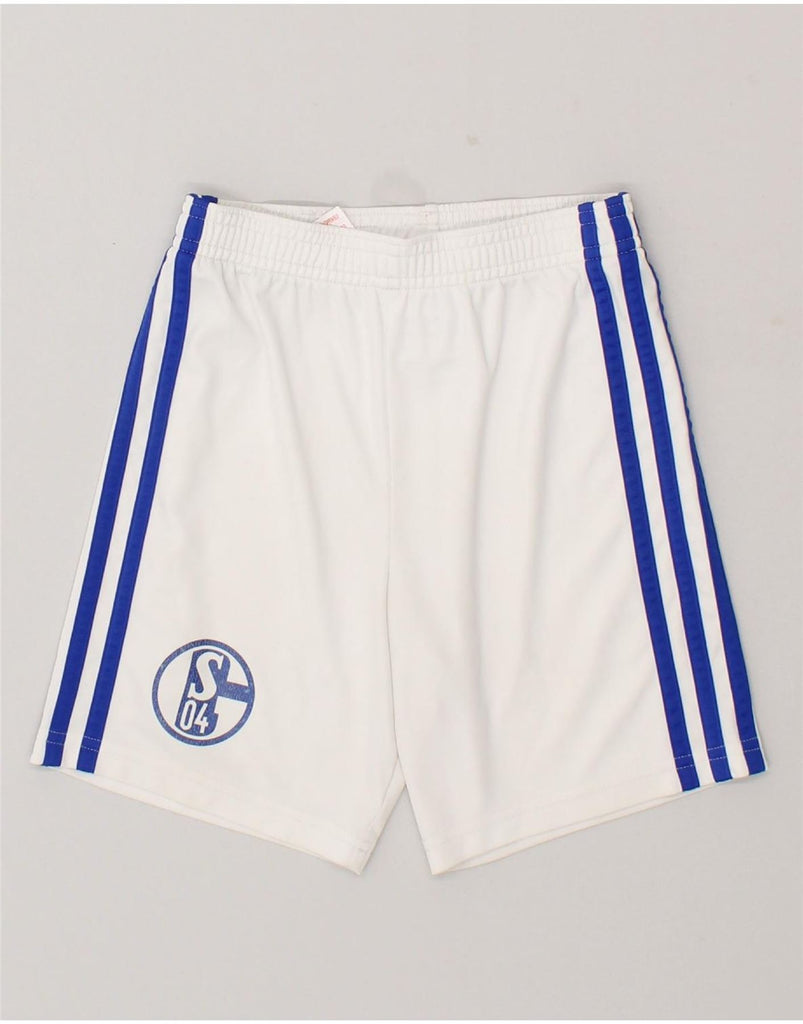 ADIDAS Boys Graphic Sport Shorts 4-5 Years White Polyester | Vintage Adidas | Thrift | Second-Hand Adidas | Used Clothing | Messina Hembry 