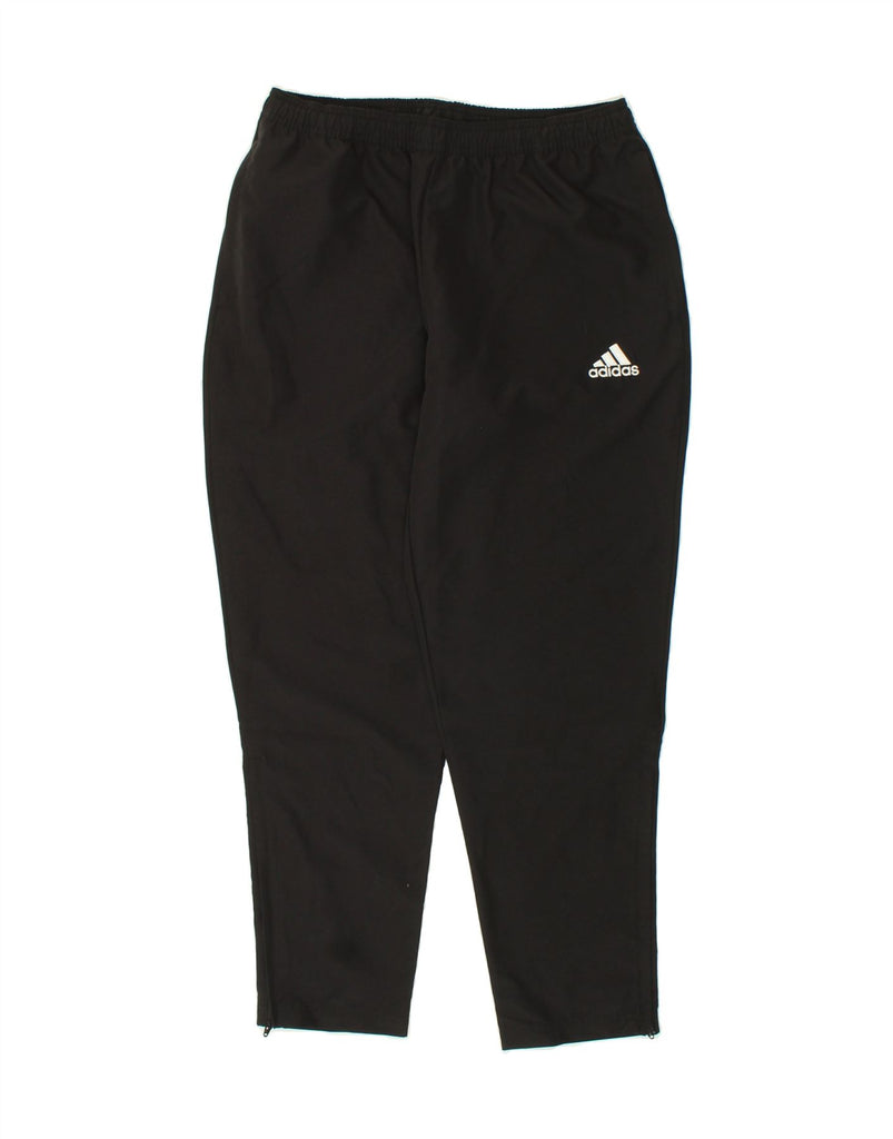 ADIDAS Mens Tracksuit Trousers Large Black Polyester | Vintage Adidas | Thrift | Second-Hand Adidas | Used Clothing | Messina Hembry 