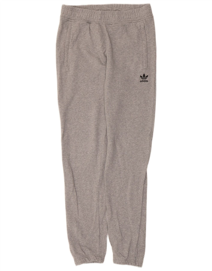 Adidas Mens Tracksuit Trousers Joggers Medium  Grey Cotton