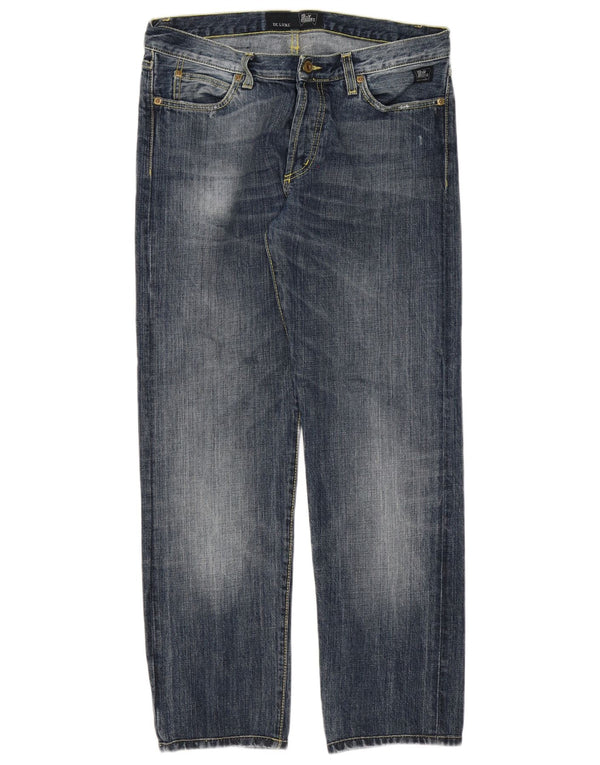 Roy Rogers Mens Straight Jeans W31 L29 Navy Blue Cotton