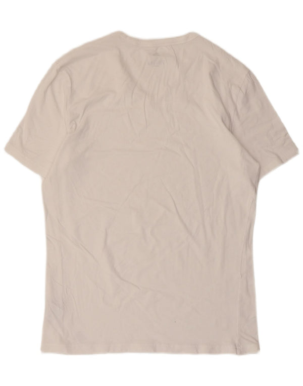 Adidas Womens T-Shirt Top UK 18 XL White Cotton