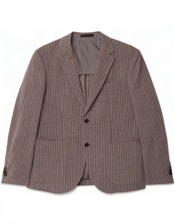 Joop Mens 2 Button Blazer Jacket UK 40 Large Grey Pinstripe