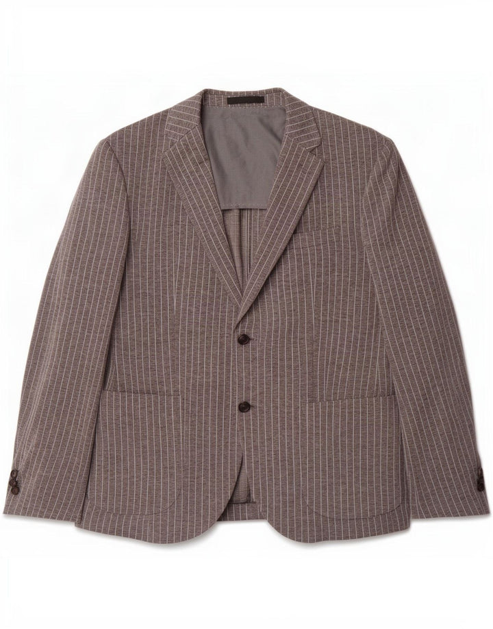 Joop Mens 2 Button Blazer Jacket UK 40 Large Grey Pinstripe