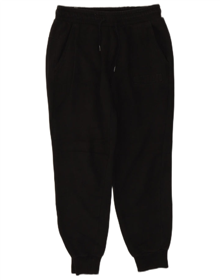 PUMA Mens Tracksuit Trousers Joggers Small  Black Cotton