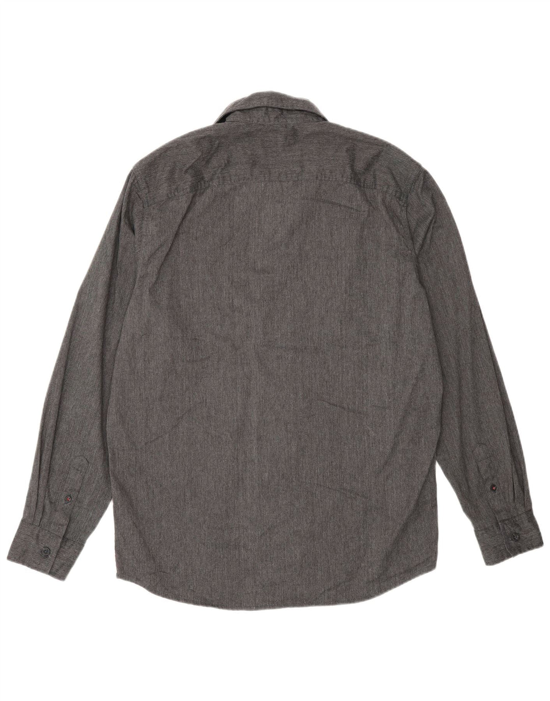 Wrangler Mens Shirt Medium Grey Cotton