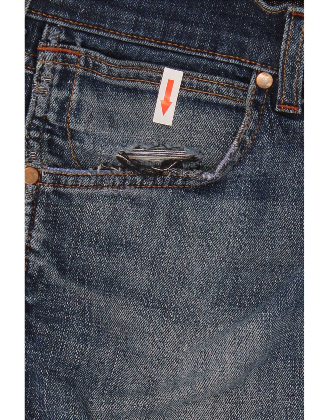 Wrangler Mens Slim Jeans W35 L29 Navy Blue