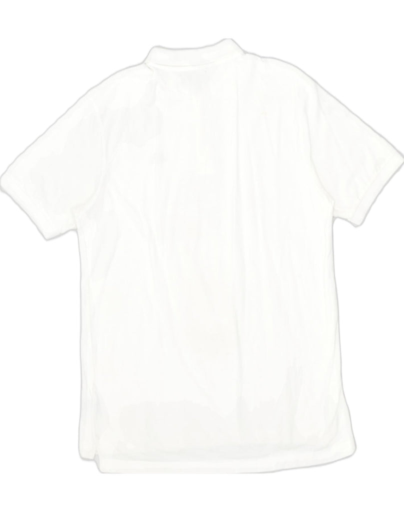 KAPPA Mens Polo Shirt XL White Cotton | Vintage Kappa | Thrift | Second-Hand Kappa | Used Clothing | Messina Hembry 