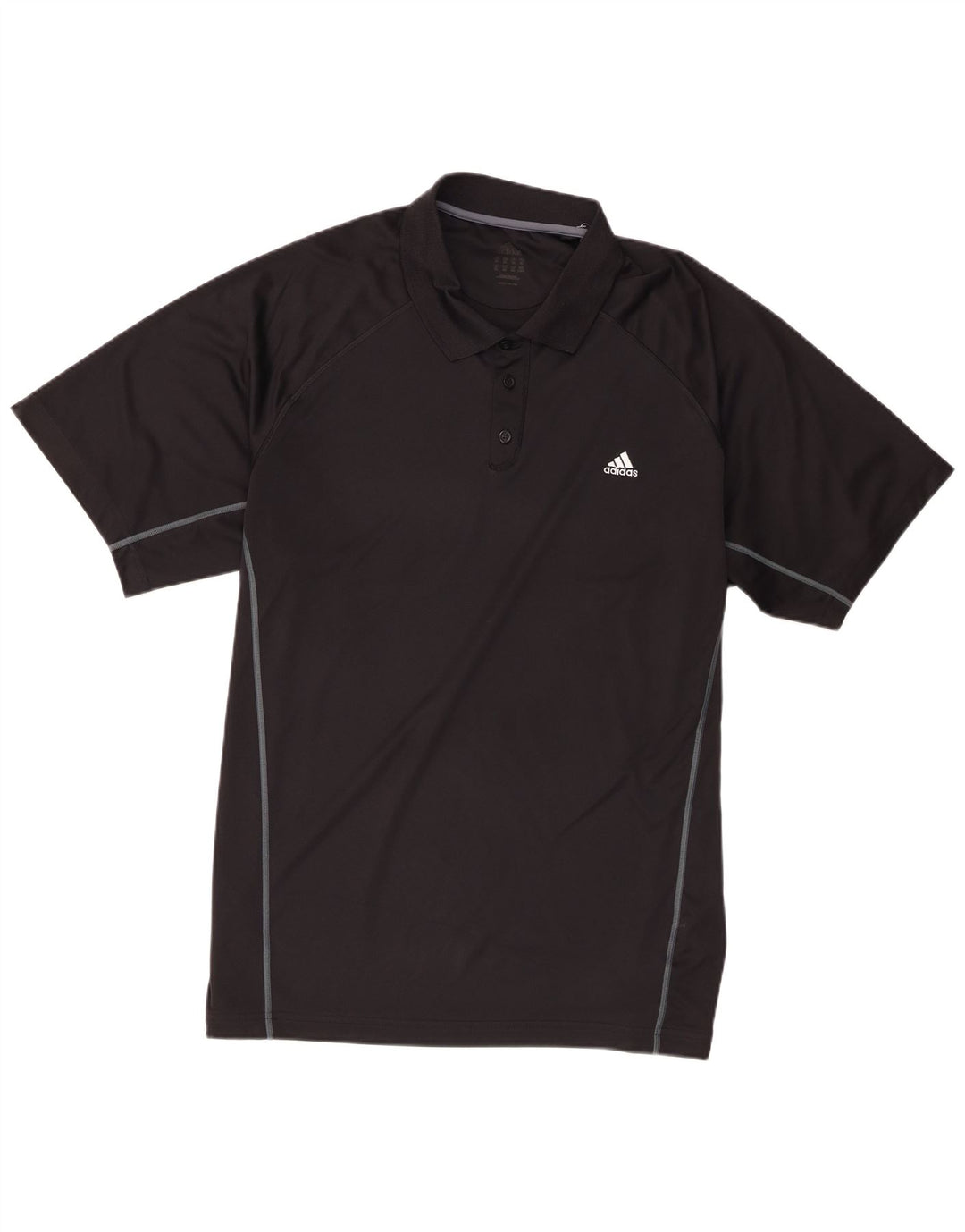Adidas Mens Polo Shirt 2XL Black Polyester