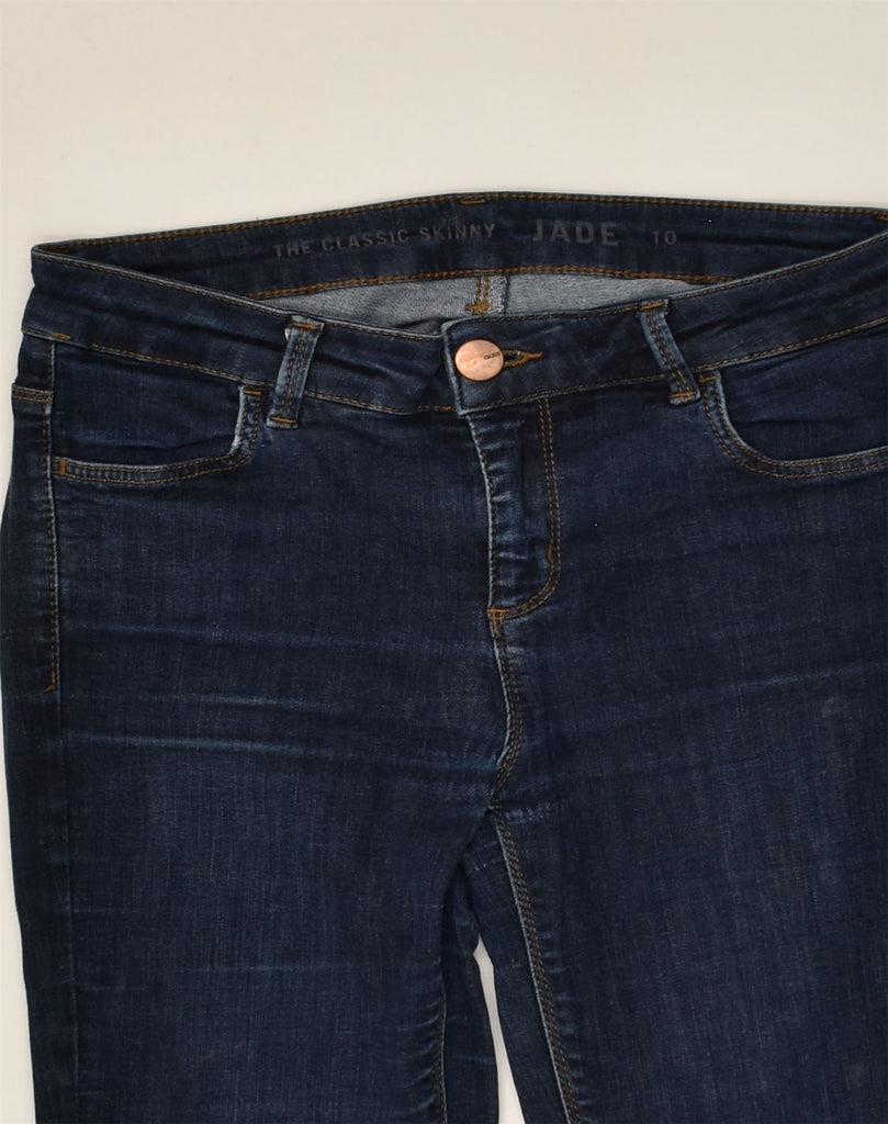 OASIS Womens The Classic Skinny Jeans UK 10 Small W26 L29 Blue Cotton | Vintage Oasis | Thrift | Second-Hand Oasis | Used Clothing | Messina Hembry 