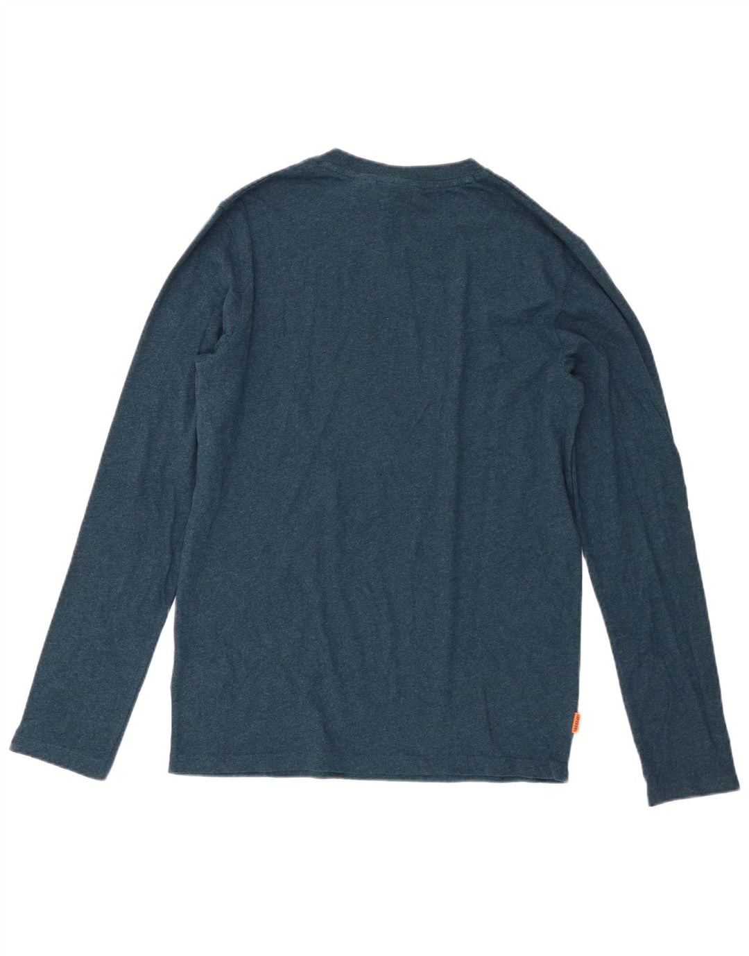Superdry Mens Top Long Sleeve Medium Blue Cotton
