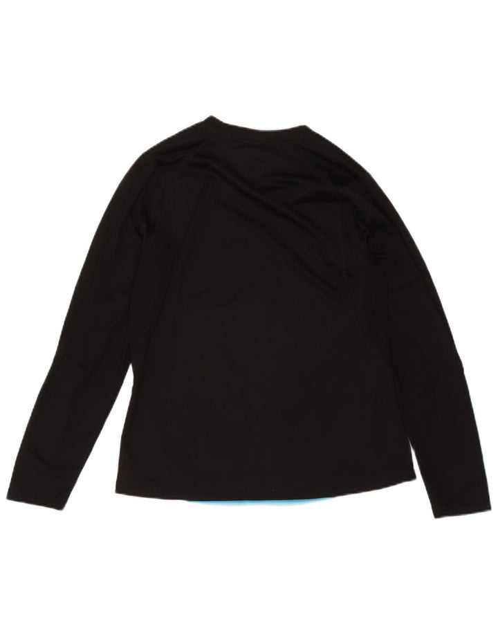 Adidas Womens Climacool Top Long Sleeve UK 16 Large Black Polyester