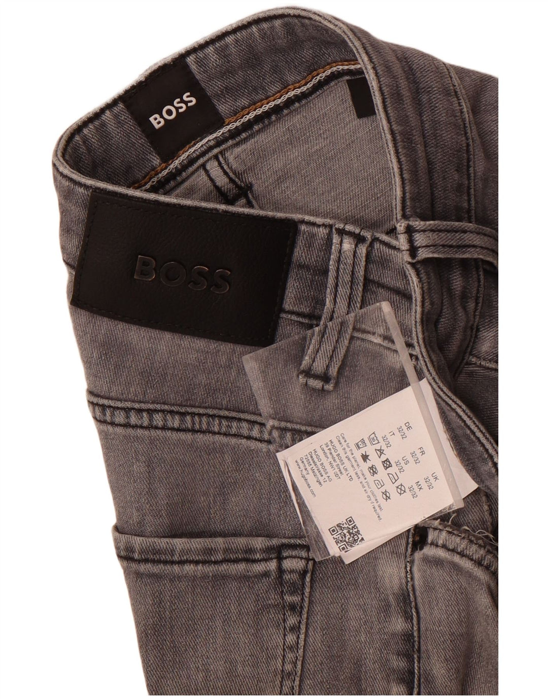 Hugo Boss Mens Slim Jeans Medium Grey Cotton
