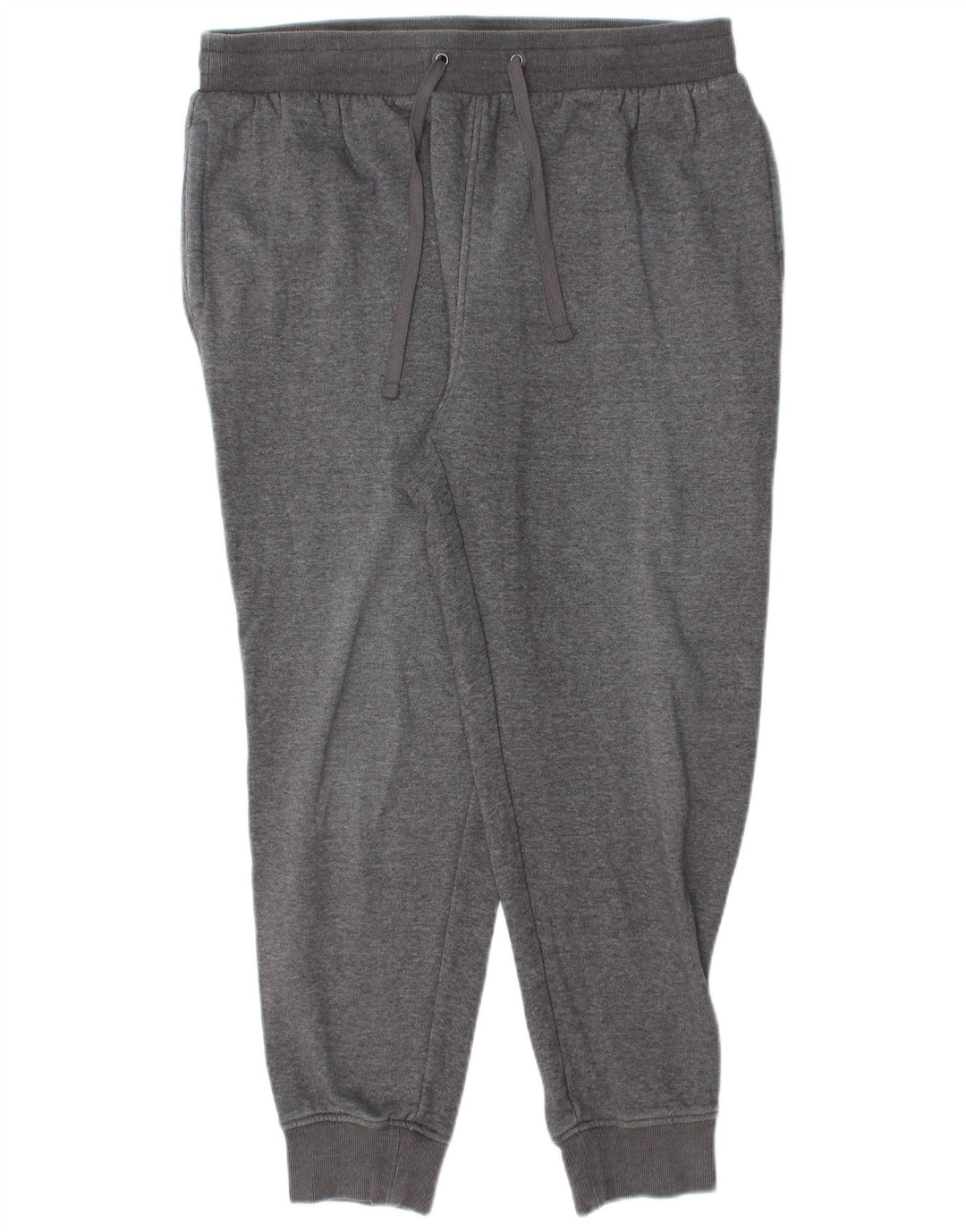 EDDIE BAUER Mens Tracksuit Trousers Joggers Large  Grey Cotton