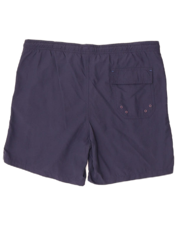 Fred Perry Mens Swimming Shorts Small Navy Blue Nylon