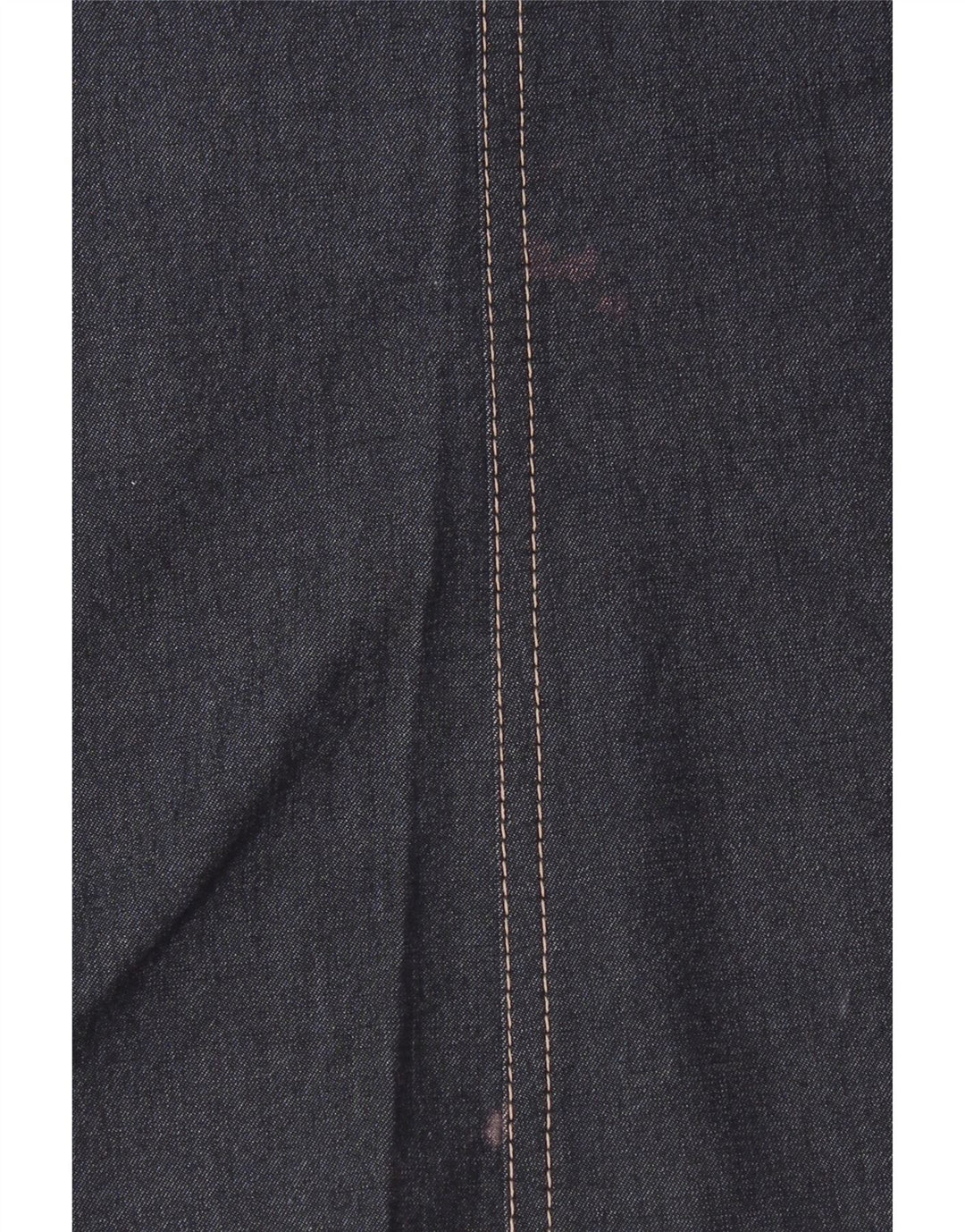 MARKS & SPENCER Womens Denim Skirt W32 Large Navy Blue