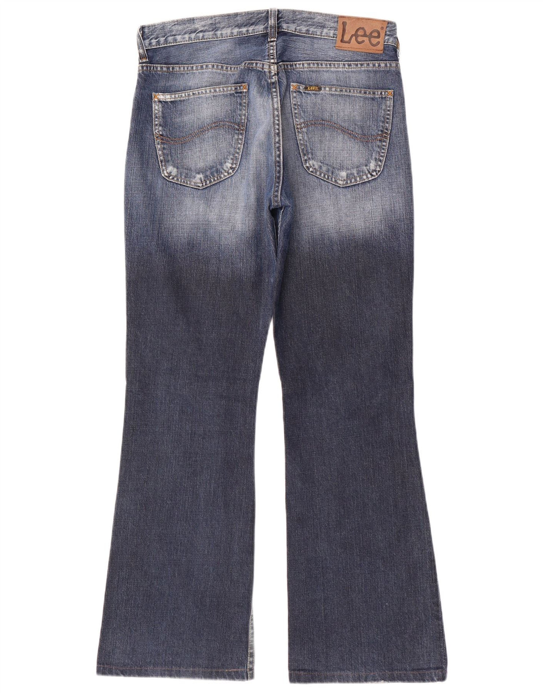 Lee Mens Denver Bootcut Jeans W33 L32 Navy Blue Cotton