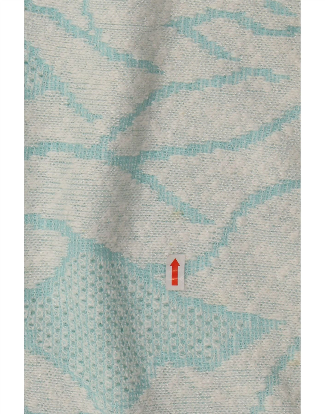 VINTAGE Womens Crew Neck Jumper Sweater IT 50 XL Turquoise Colourblock