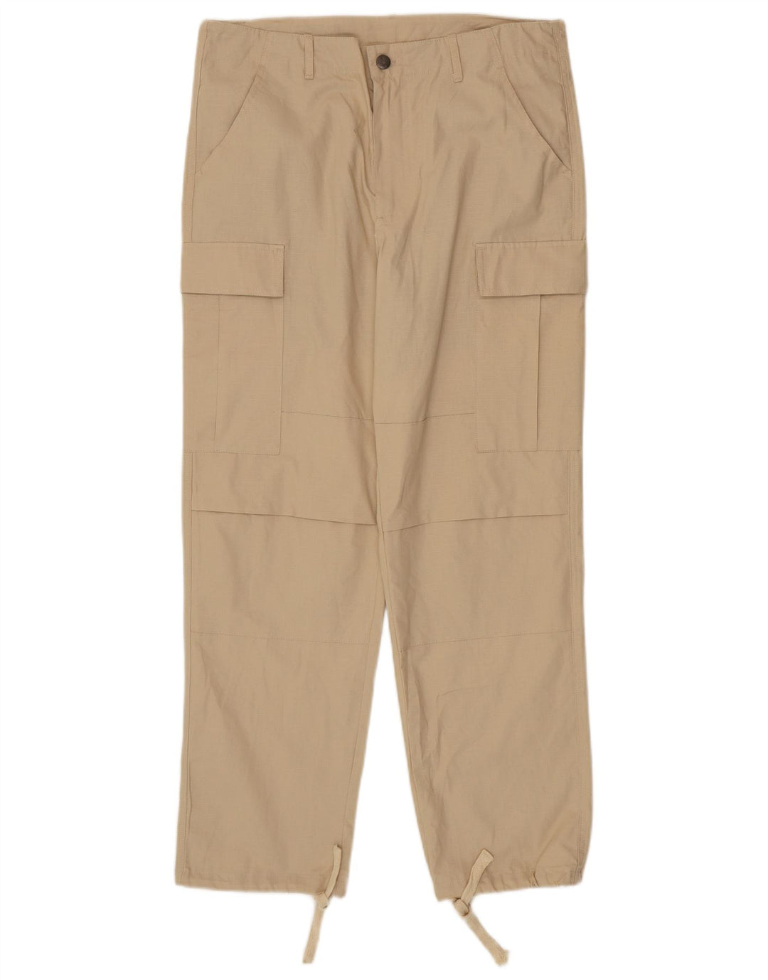 Carhartt Mens Straight Cargo Trousers Medium W34 L29 Beige Cotton
